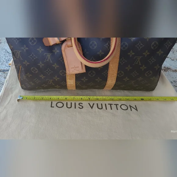 Vintage Louis Vuitton Monogram Brown Keepall 45 Bag - Picture 15 of 17